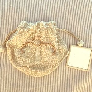 Vintage Beaded Purse w/mirror